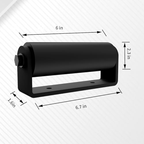 Durable 2-Pack Gate Guide Rollers for Heavy Duty Sliding Doors