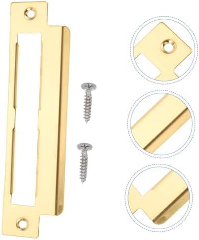 Artibetter Stainless Steel Deadbolt Strike Plate Hole Filler