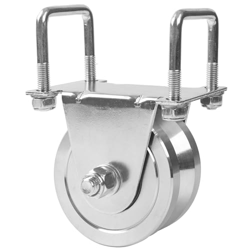 Heavy Duty 4 V-Groove Slide Gate Bracket for 3000lbs Capacity