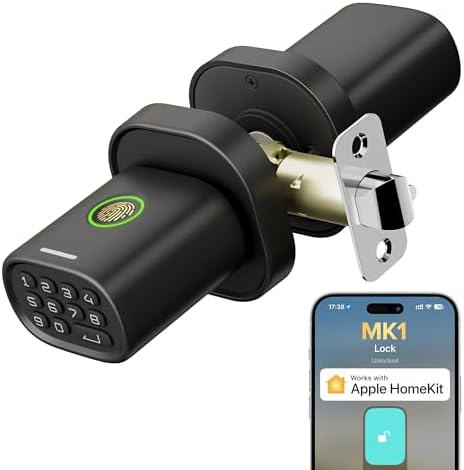 Secure fingerprint door lock with Apple HomeKit