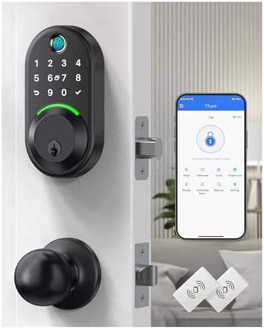 Secure Door with Fingerprint Entry Remote Access by WiseGear