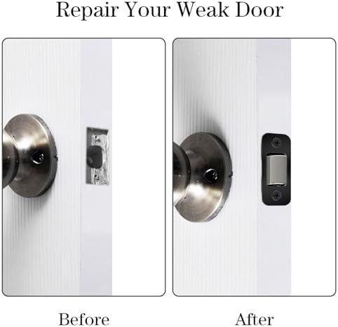 2-Piece Door Strike Plate Set