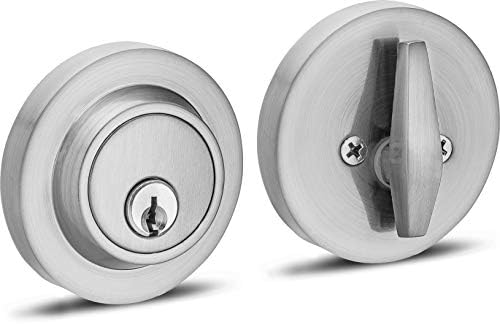 locking deadbolt set Sleek modern compact security door lock for front doors