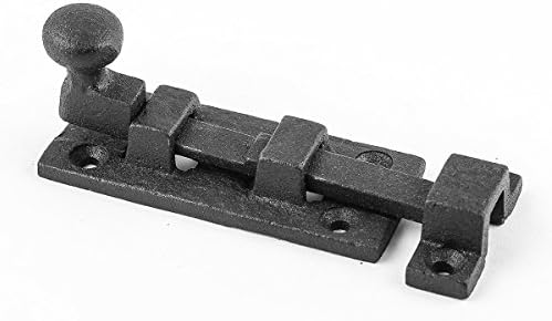 FF-Style 35in Wrought Iron Slide Bolt Door Latch