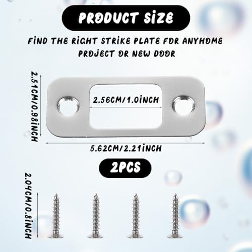 TIESOME Door Strike Plate Set