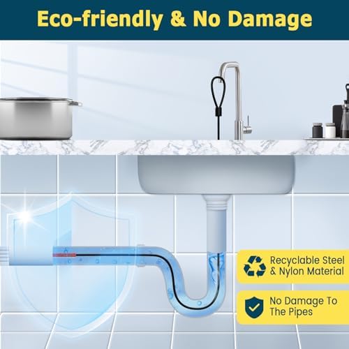 DrainSoon 30-Inch Steel Clog Remover