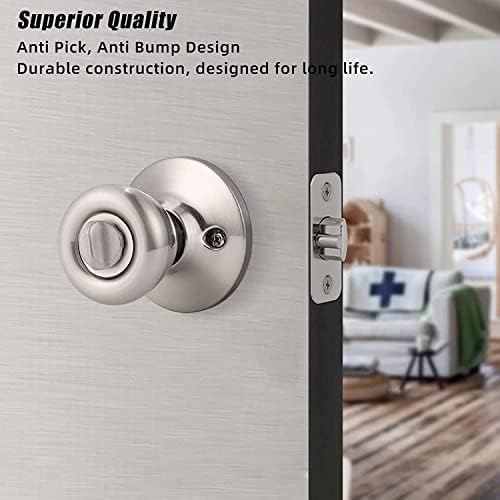 Satin Brushed Nickel 1 x 2 14 Deadbolt Strike Plate 2-Pack
