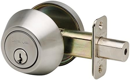Copper Creek DB2410SS Deadbolt with Decorative Handle