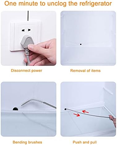 JSONO Foldable Fridge Drain Tool Reusable Sunroof Drainage Internal Long Hose