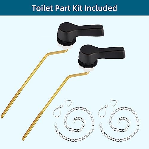 Hygie Rinse 2PCS Universal Side Mount Toilet Handle Kit