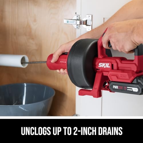 SKIL Power Snake Drain Cleaner Kit