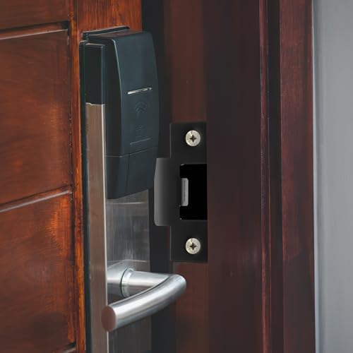 DOITOOL 4Pcs Stainless Steel Door Strike Plate