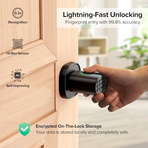 Secure fingerprint door lock with Apple HomeKit