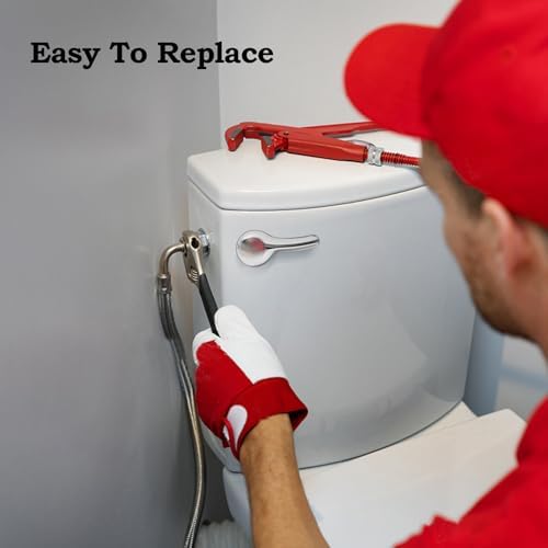 Stainless Steel Toilet Handle Kit Universal Front Mount for American Standard Toilets Easy to Install and Durable