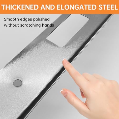 Secure Interior Door Repair Kit with 24 Extended Strike Plate