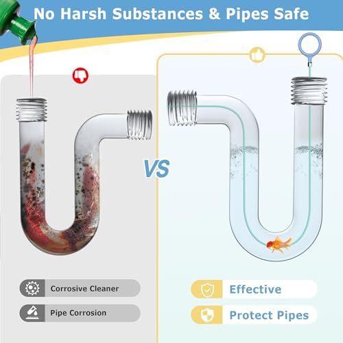 Kellys Collection 50 inch Metal Drain Snake 3 Pack for bathtub shower sink