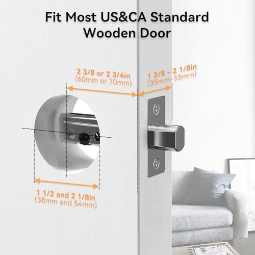 Secure 2K Smart Door Lock with Built-in Camera and Voice Control
