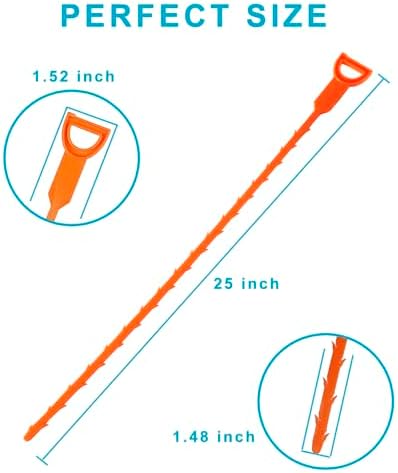 6-Piece Hair Material Drain Clog Remover Set