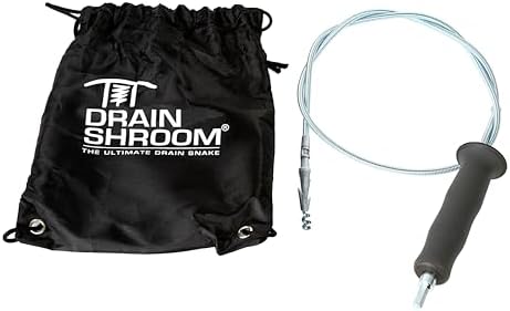 Reusable Sink Snake 36 inches Stainless Steel Clog Remover for Drains and Hair Catcher