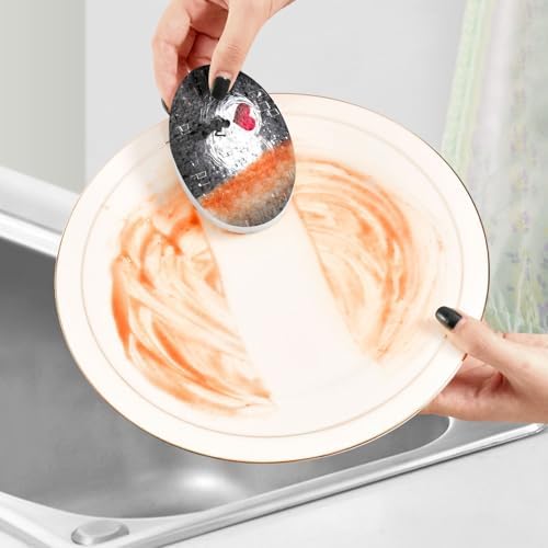 KOPIRIT Music Note Girl Heart Dish Sponges