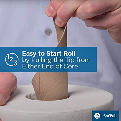 SofPull Centerpull Paper Towel 324 Sheets 6 Rolls Case