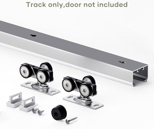 EaseLife 46FT Sliding Pocket Door Kit Durable Aluminum Easy to Install