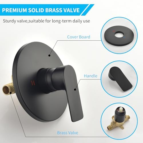 Stylish Single-Handle Shower Valve
