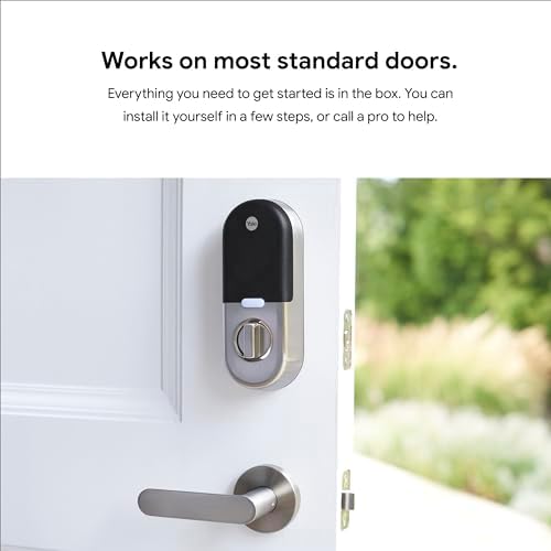 Smart Keyless Entry Door Lock for Yale Front Door Nest - tamper-proof and panic-free