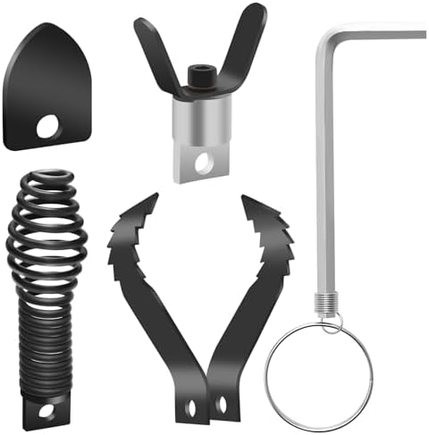 DRIP-RESISTANT Drain Cleaner Set for Clogs 4-Piece Pipe Drain Fixer COITEK Black Durable Easy to Use