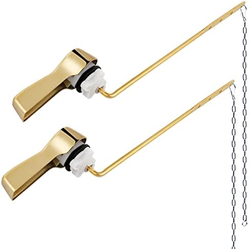 Hibbent 2-Pack Front Mount Toilet Handle Kit