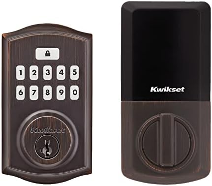 Kwikset SmartCode 260 Keyless Deadbolt with Auto-Lock and Venetian Bronze Finish