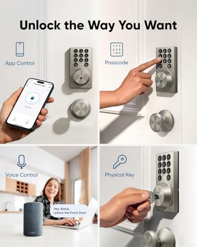 Eufy Security Smart Lock C30 Secure Front Door Entry with WiFi App Control