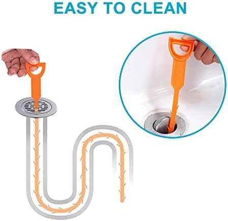6-Piece Hair Material Drain Clog Remover Set