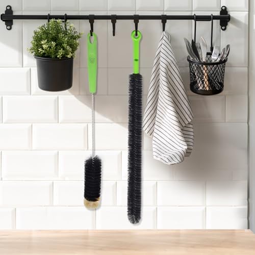 2-Piece Sink bathtub drain brush set for easy cleaning