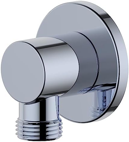Derengge Wall-Mounted Shower Elbow with Polished Chrome Finish