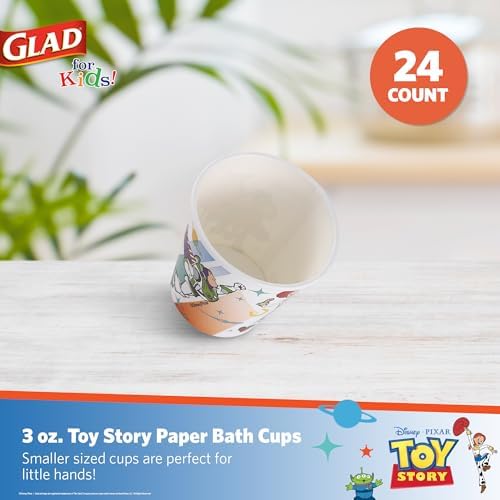 Glad for Kids Disney Pixar Toy Story Mini Paper Cups - 3 oz 24 Count