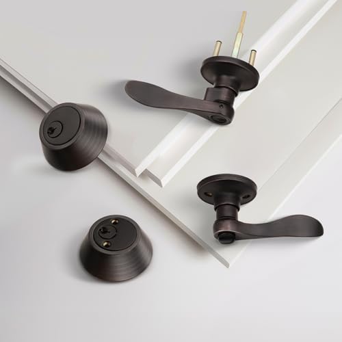 Brotima 2-Pack Keyed Alike Entry Door Lock Set Double Cylinder Deadbolt