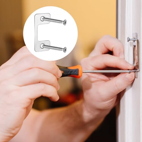 Adjustable Strike Plate Holmes-Proof Door Security in 1 Click