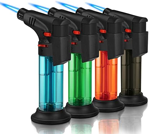 4 Pack Samniu Torch Lighter with 8g Capacity 1
