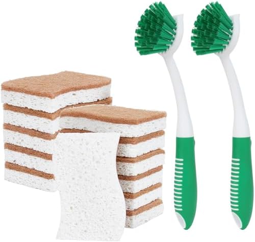 Clean Kitchen Suite 2 Dish Brush 12 Sponges