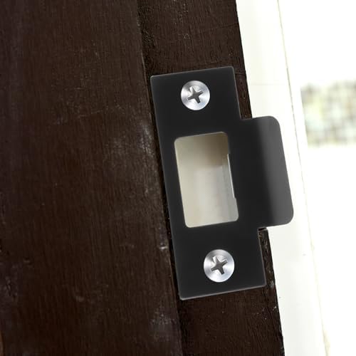 DOITOOL 4Pcs Stainless Steel Door Strike Plate