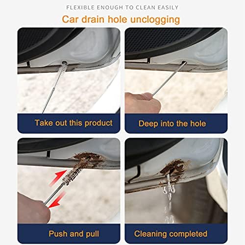JSONO Foldable Fridge Drain Tool Reusable Sunroof Drainage Internal Long Hose
