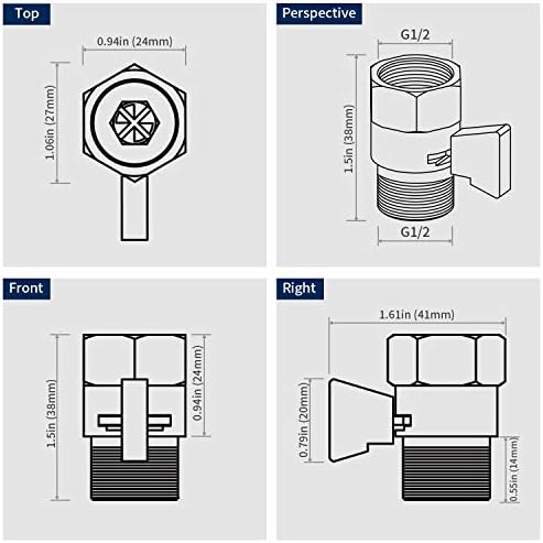 Tenfe Water Flow Control Valve for Shower Head Products