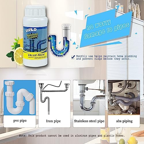 Unloshe Wild Tornado Drain Cleaner Powder