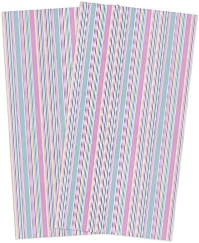 ZOE GARDEN Stripe Design Kitchen Towels 2-Pack 18x28