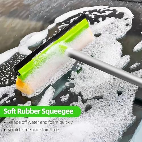 Complete Car Glass Cleaner Kit 62 Extension Pole Premium Cleaning Tools