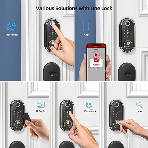 SMONET Smart Keyless Deadbolt with Alexa Compatibility