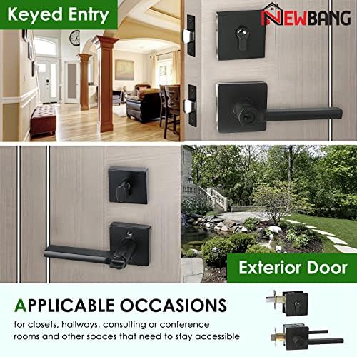 NEWBANG Door Entry System with Matte Black