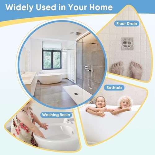 Kellys Collection 50 inch Metal Drain Snake 3 Pack for bathtub shower sink