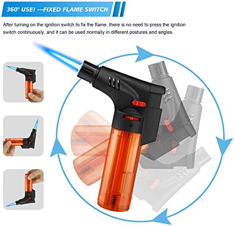 4 Pack Samniu Torch Lighter with 8g Capacity 1